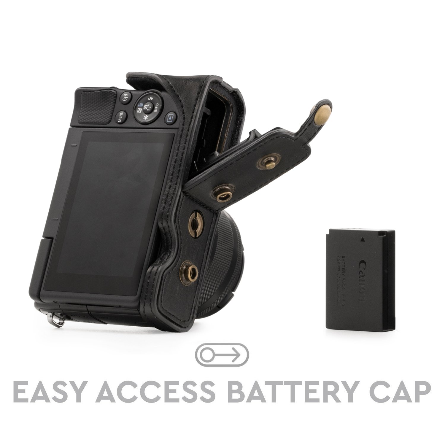 Canon EOS M100 カメラケース付き Amazon.co.jp: MegaGear Canon EOS M200, M100 (15-45mm) Ever